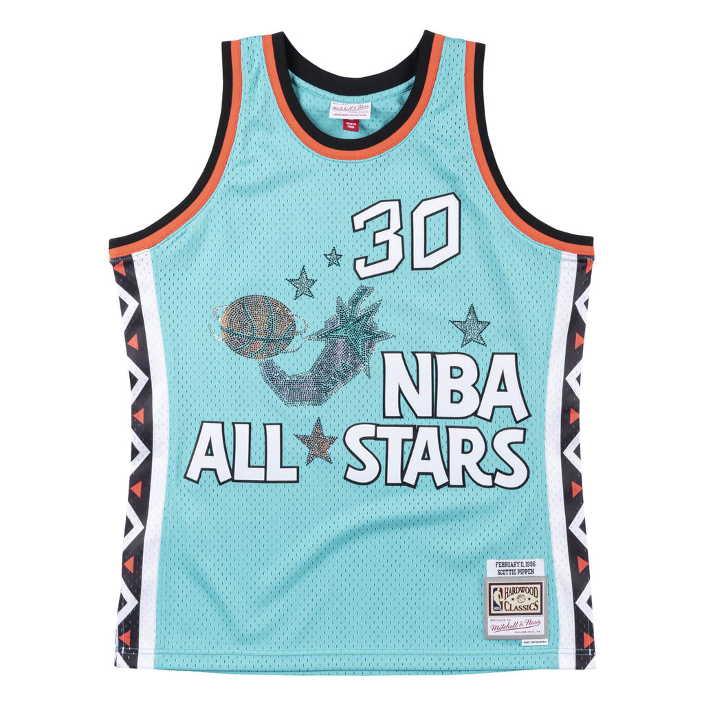 Mens Mitchell & Ness NBA Rhinestone Swingman Jersey 1996 All-Star East Pippen