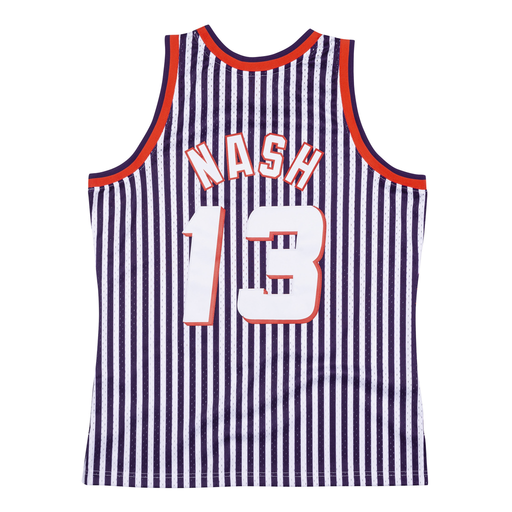 Mens Mitchell & Ness NBA Striped Swingman Jersey 1996 Phoenix Suns Steve Nash