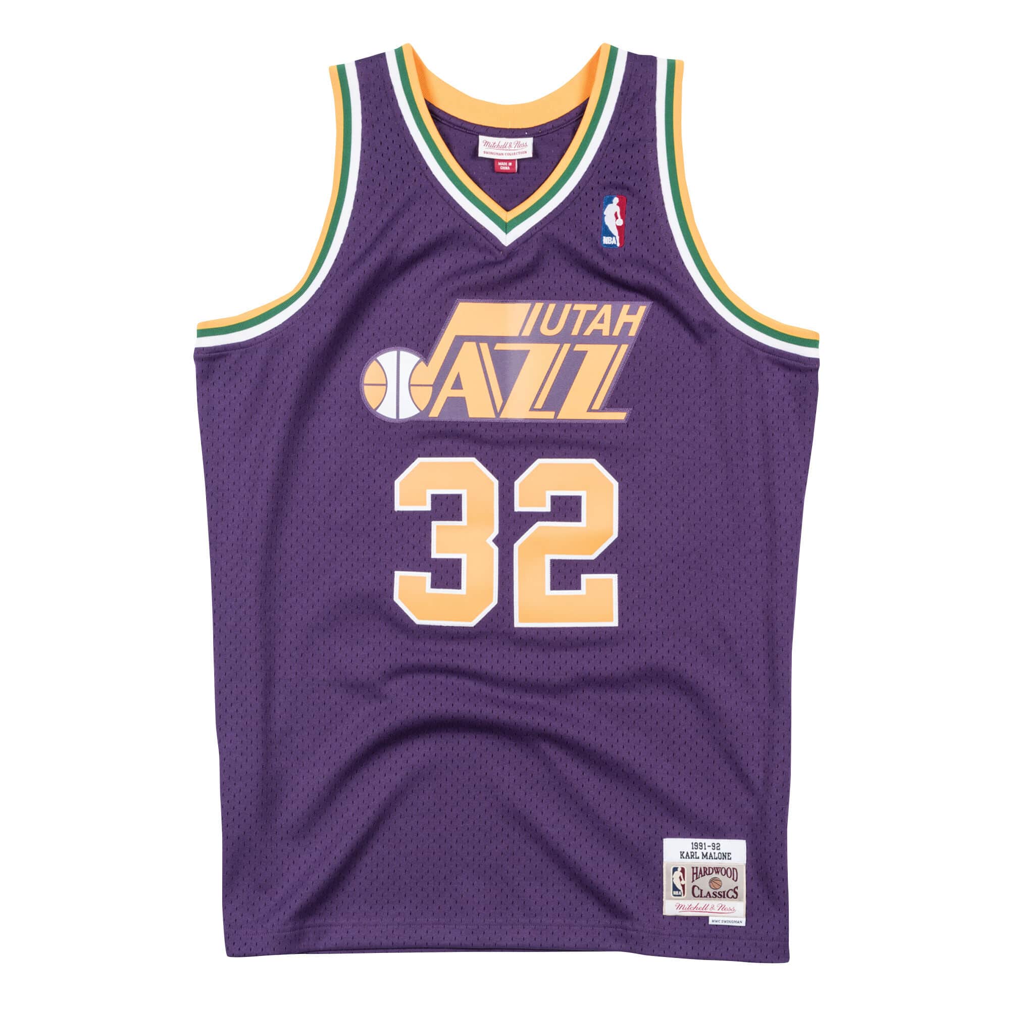 MITCHELL & NESS NBA SWINGMAN JERSEY UTAH JAZZ 91 KARL MALONE