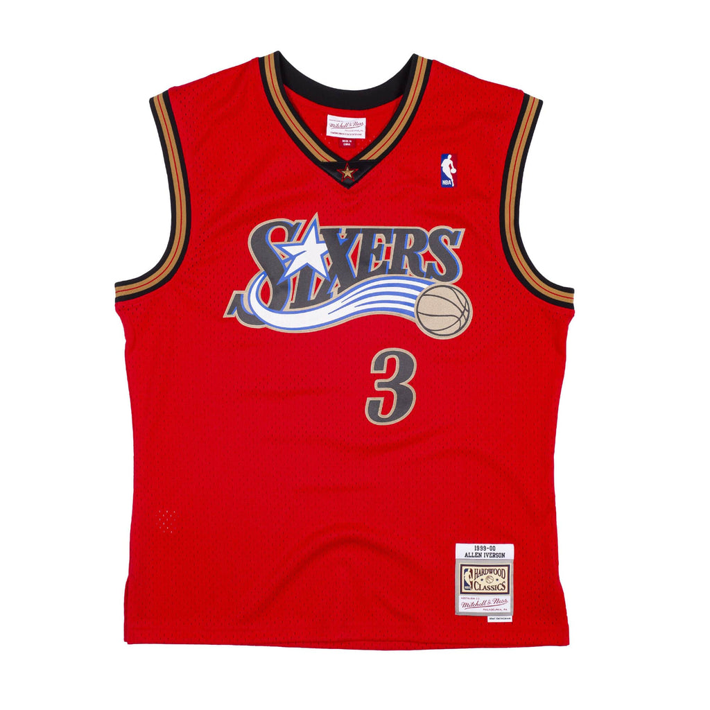 Mens Mitchell & Ness NBA Reload Swingman Jersey 76ers 1999 Allen Iverson