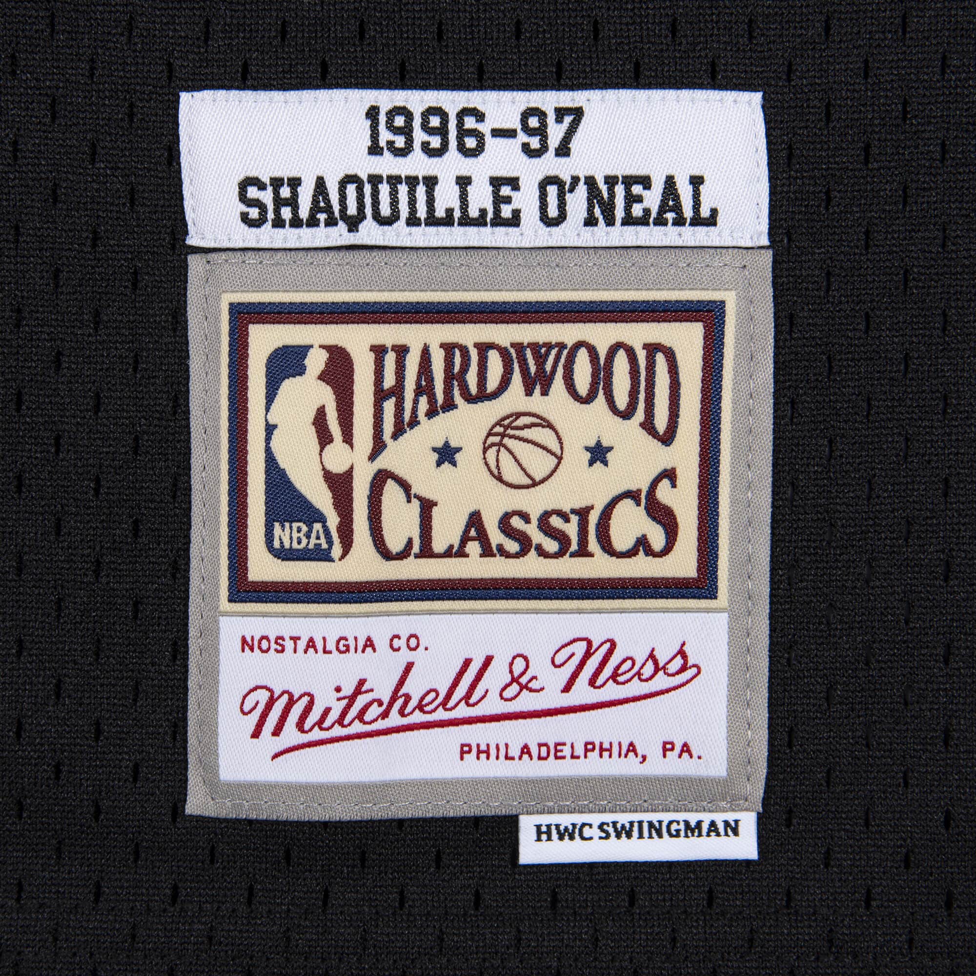 Mens Mitchell & Ness NBA Reload Swingman Jersey Lakers 1996 Shaquille O'Neal
