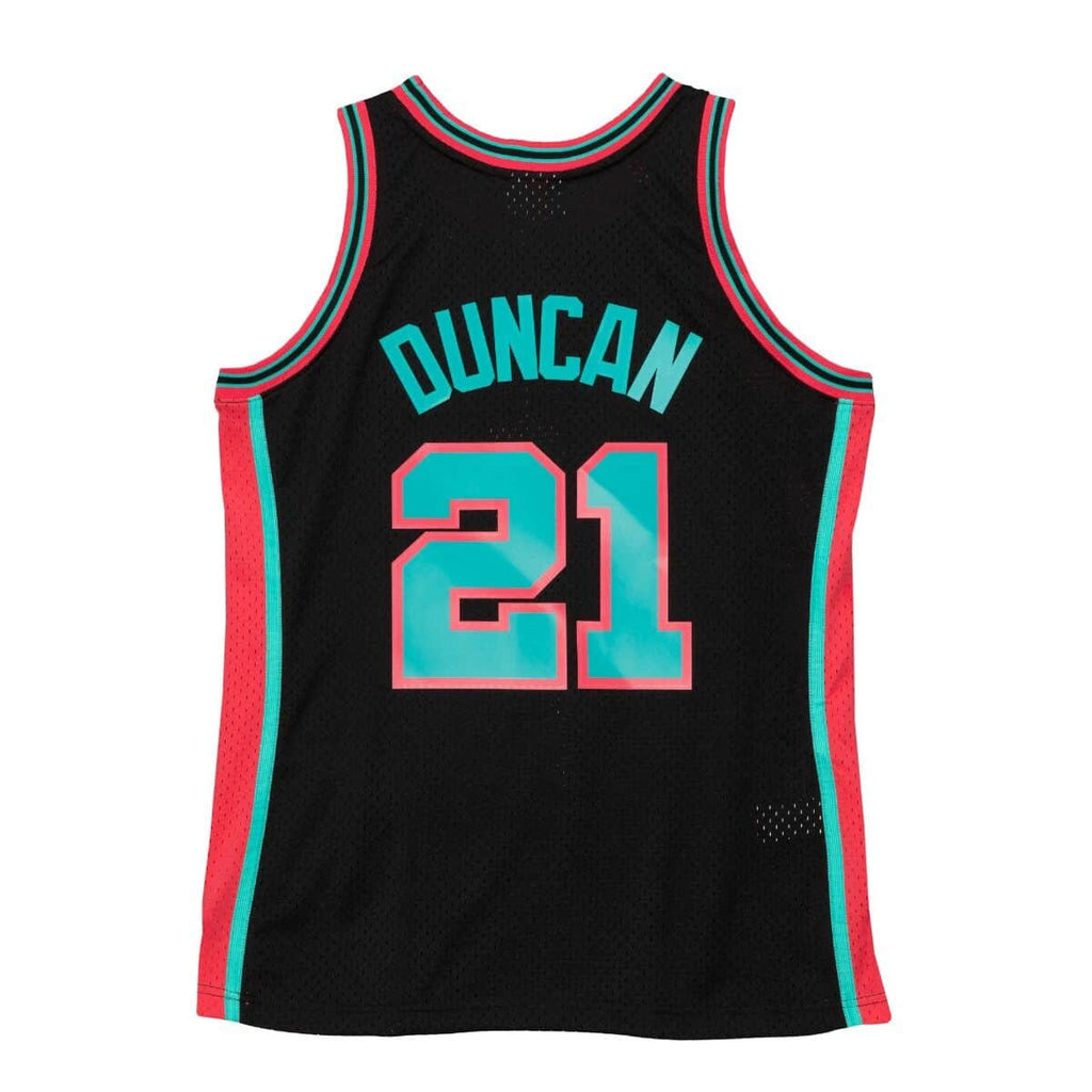 Mens Mitchell & Ness NBA Reload Swingman Jersey Spurs 1998 Tim Duncan
