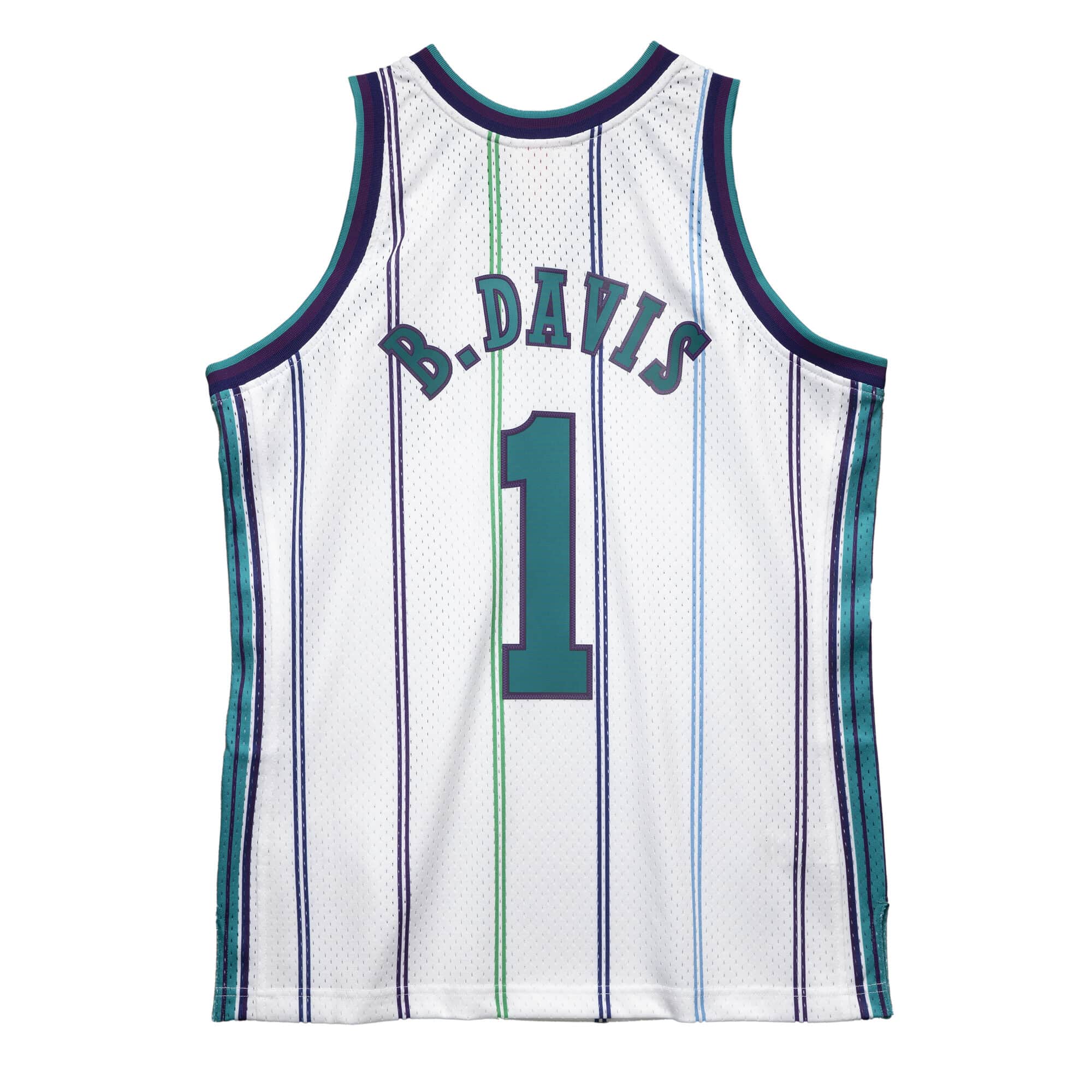 MITCHELL & NESS NBA SWINGMAN JERSEY CHARLOTTE HORNETS 1999 BARON DAVIS