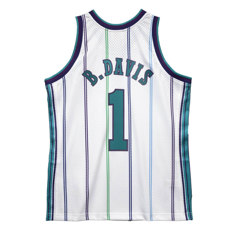 MITCHELL & NESS NBA SWINGMAN JERSEY CHARLOTTE HORNETS 1999 BARON DAVIS