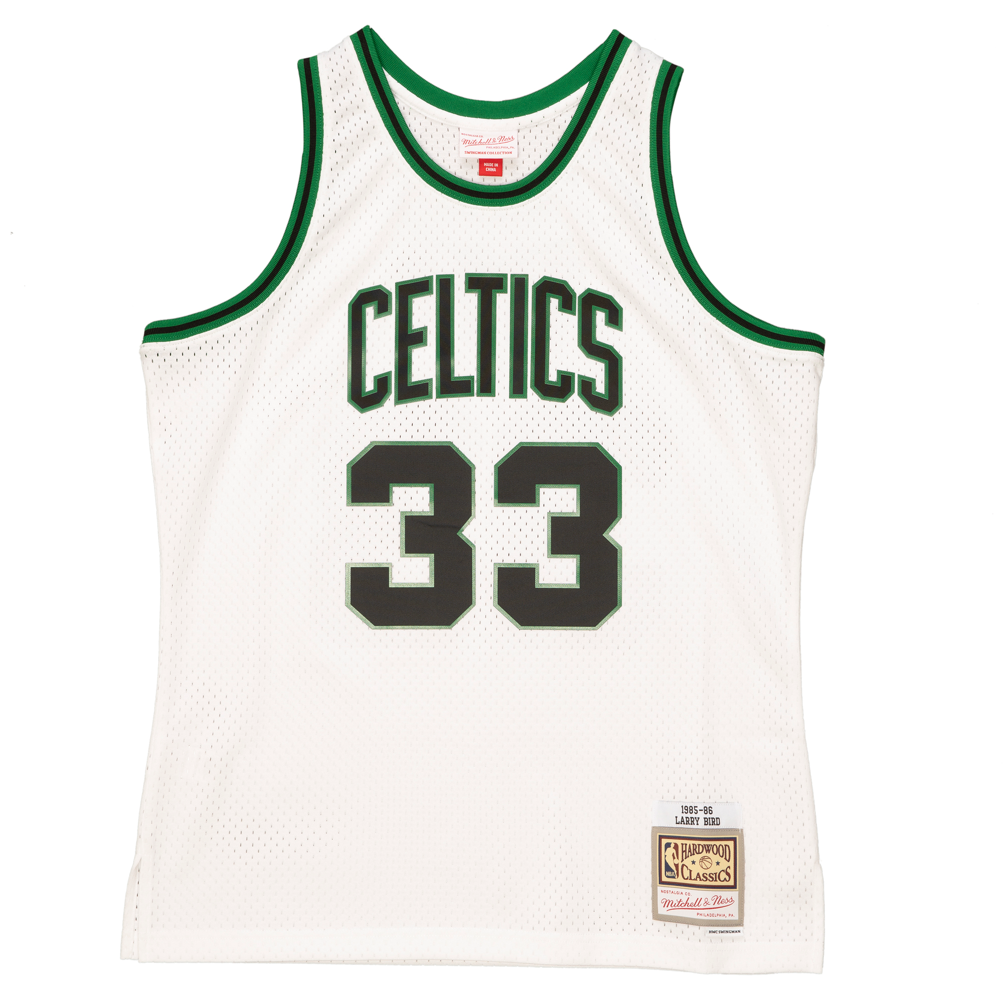 Mens Mitchell & Ness NBA RELOAD SWINGMAN JERSEY - BOSTON CELTICS 1985 LARRY BIRD