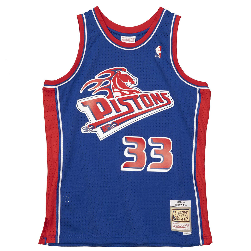 Mens Mitchell & Ness NBA RELOAD SWINGMAN JERSEY - DETROIT PISTONS '98 GRANT HILL