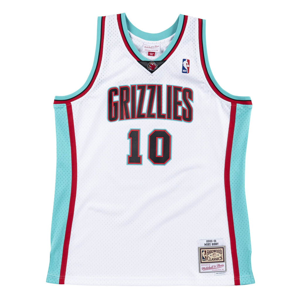 Mens Mitchell & Ness NBA SWINGMAN JERSEY - VANCOUVER GRIZZLIES 00 MIKE BIBBY