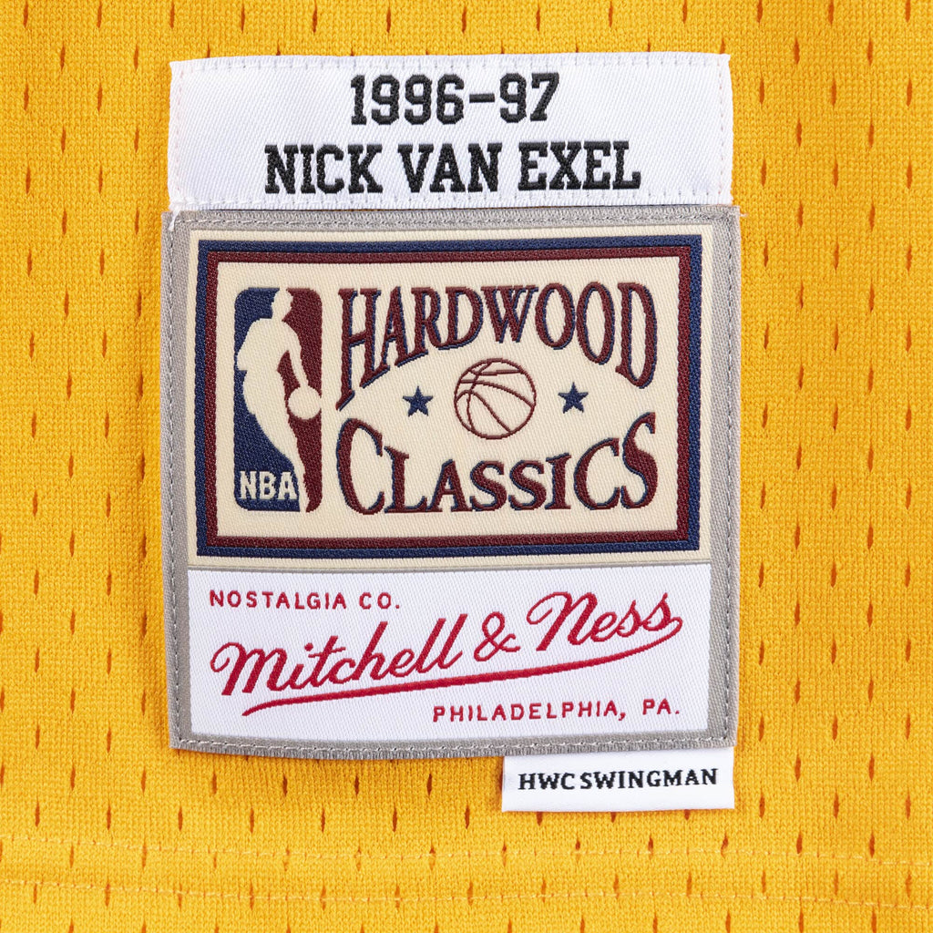 Mens Mitchell & Ness NBA SWINGMAN JERSEY - LAKERS 1996 NICK VAN EXEL