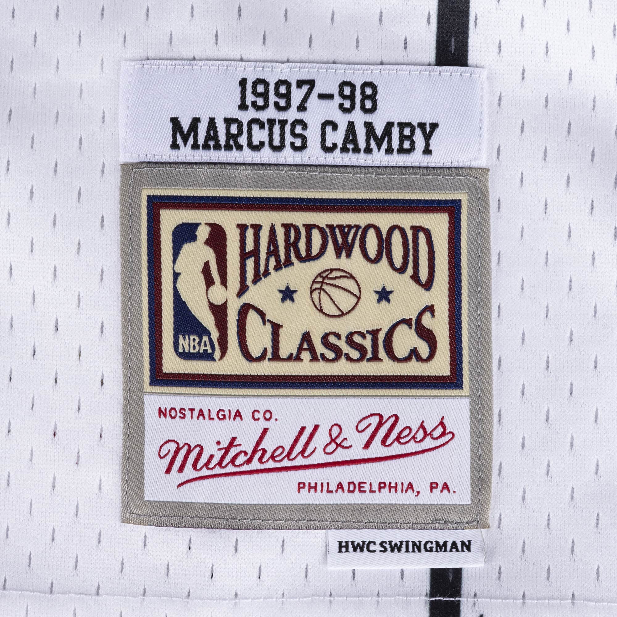 MITCHELL & NESS NBA SWINGMAN JERSEY TORONTO RAPTORS 97 MARCUS CAMBY