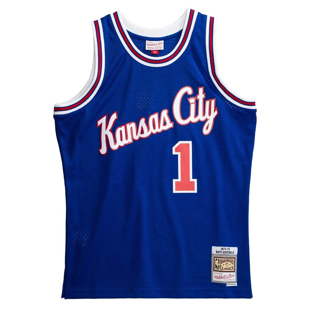 MITCHELL & NESS NBA SWINGMAN JERSEY SACRAMENTO KINGS 75 NATE ARCHIBALD