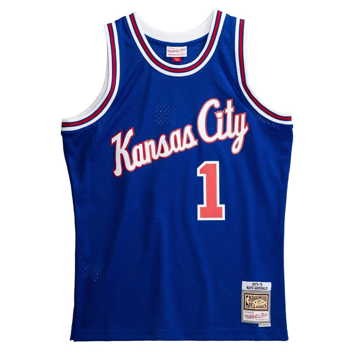MITCHELL & NESS NBA SWINGMAN JERSEY SACRAMENTO KINGS 75 NATE ARCHIBALD