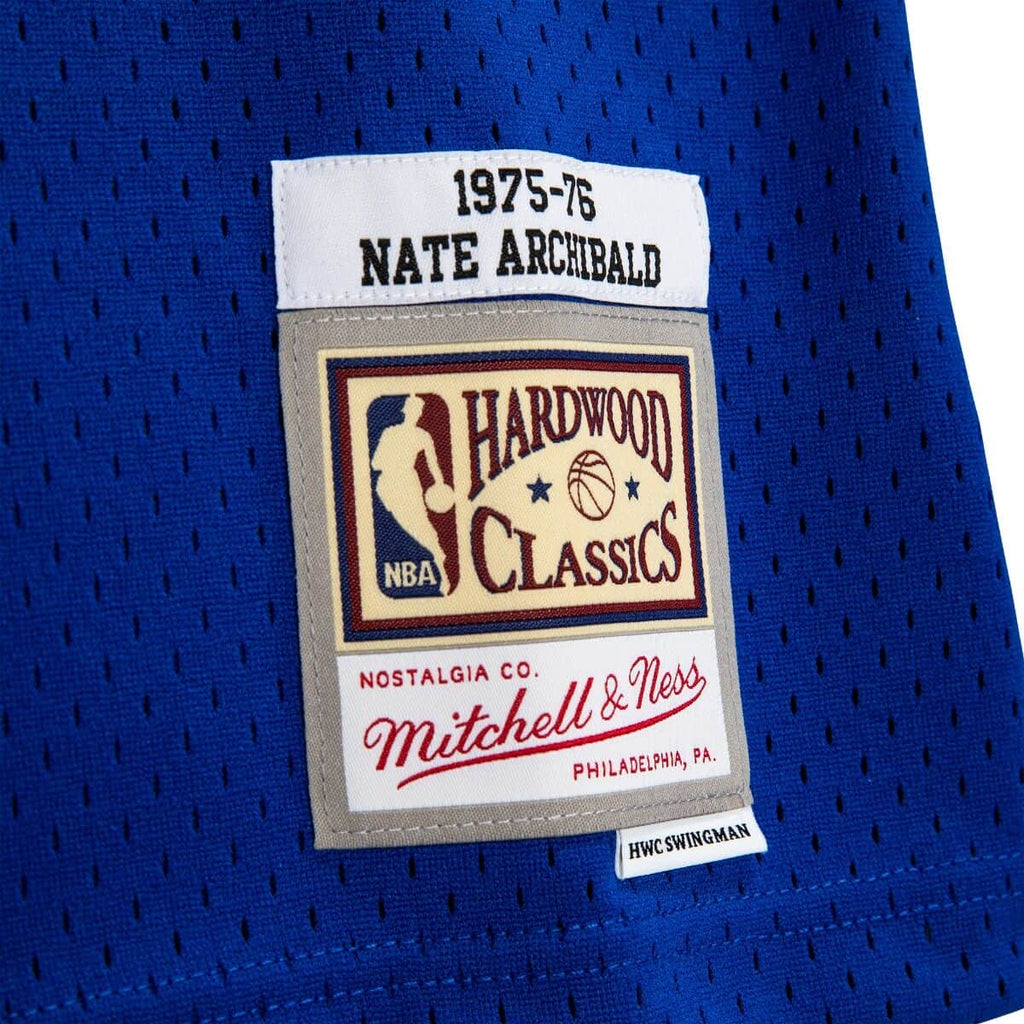 MITCHELL & NESS NBA SWINGMAN JERSEY SACRAMENTO KINGS 75 NATE ARCHIBALD