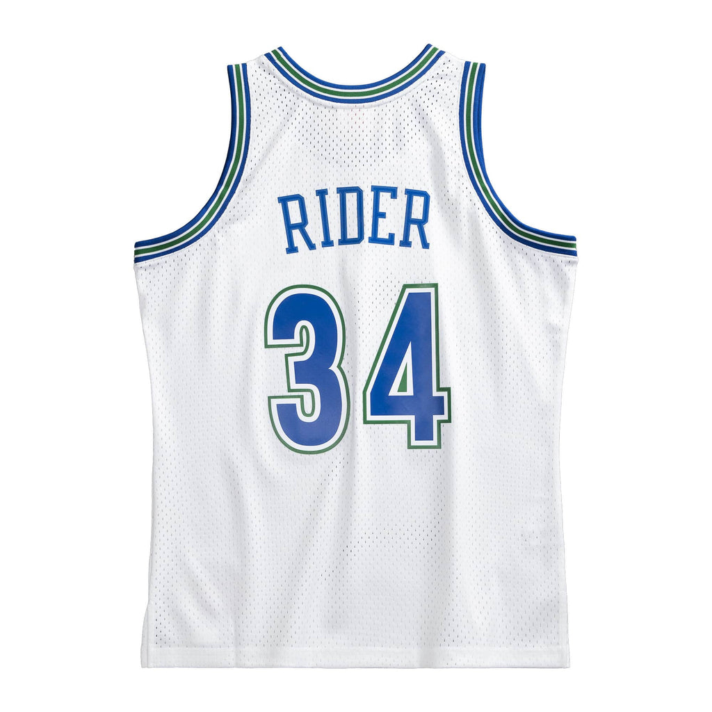 Mens Mitchell & Ness NBA Swingman Jersey 1995 Timberwolves Isaiah Rider Jr