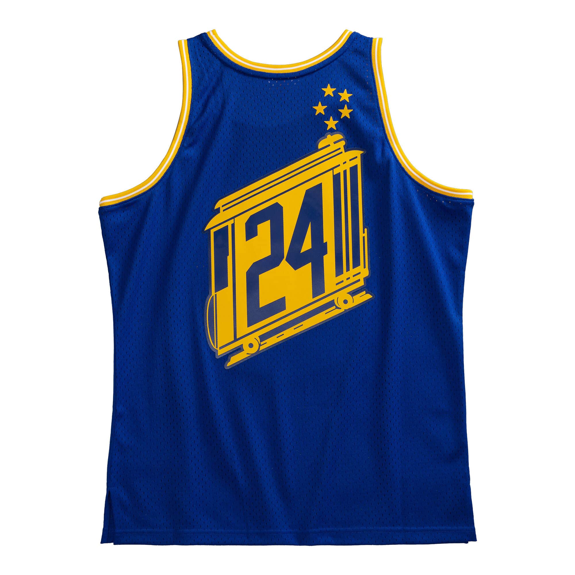MITCHELL & NESS NBA SWINGMAN JERSEY GOLDEN STATE WARRIORS 66 RICK BARRY