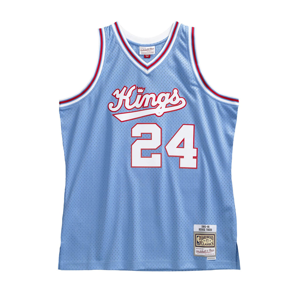 Mens Mitchell & Ness NBA SWINGMAN JERSEY - KINGS 85 REGGIE THEUS