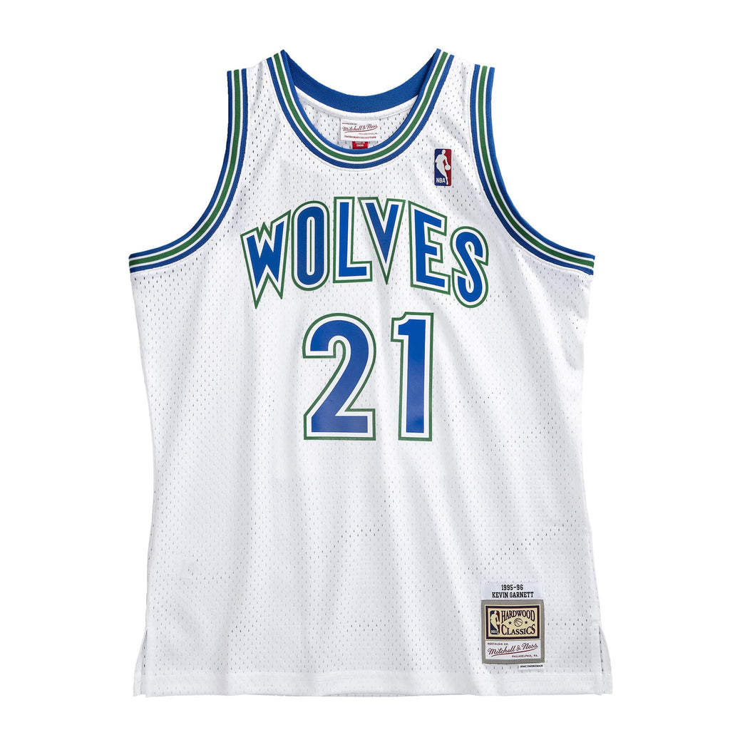 Mens Mitchell & Ness NBA Swingman Jersey 1995 Timberwolves Kevin Garnett