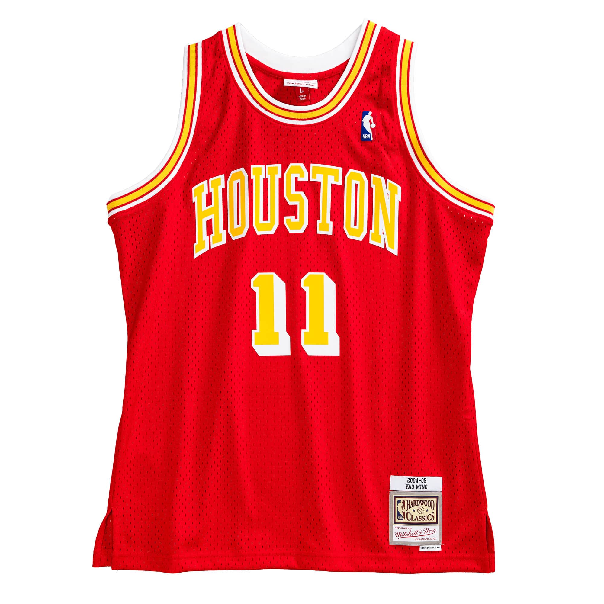 Mens Mitchell & Ness NBA Swingman Jersey 2004 Houston Rockets Yao Ming