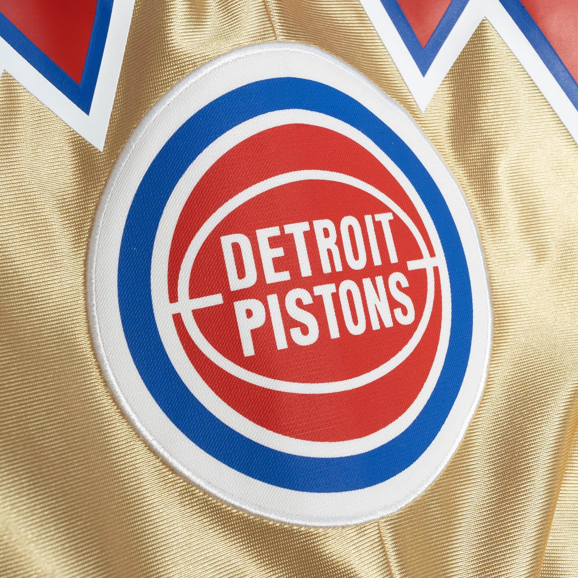 MITCHELL & NESS NBA 75TH GOLD SWINGMAN SHORTS DETROIT PISTONS 1978