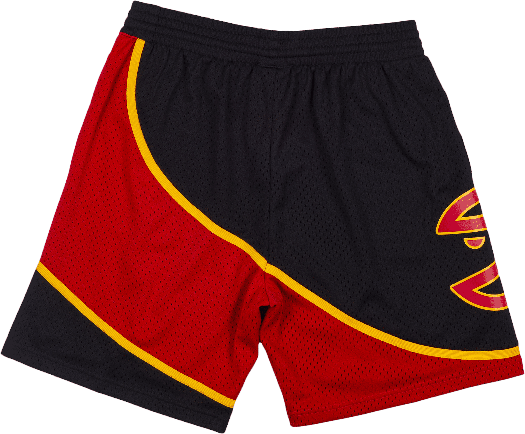 Mens Mitchell & Ness NBA RELOAD SWINGMAN SHORTS - ATLANTA HAWKS 1986