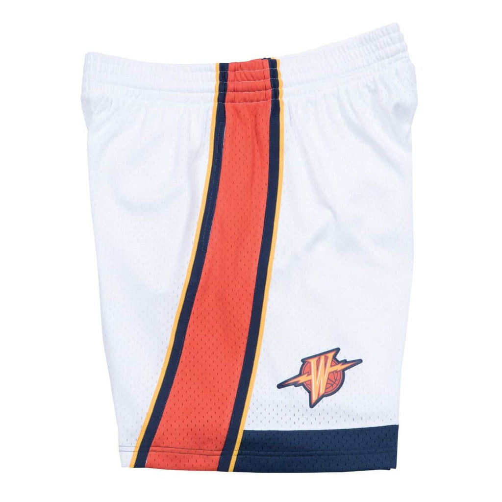Mens Mitchell & Ness NBA SWINGMAN HOME SHORTS - WARRIORS 09-10