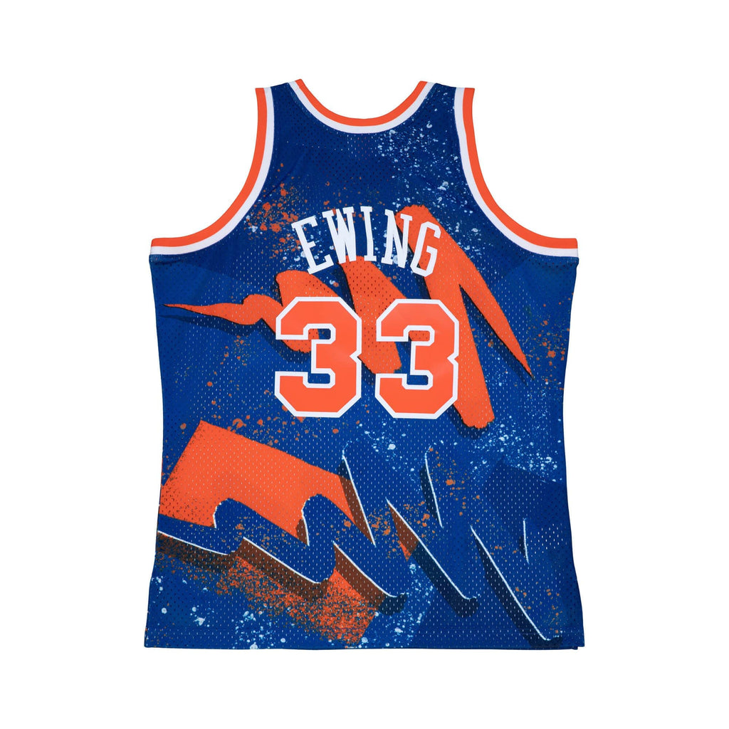 Mens Mitchell & Ness NBA HYPER HOOPS SWINGMAN JERSEY - KNICKS 1991 PATRICK EWING
