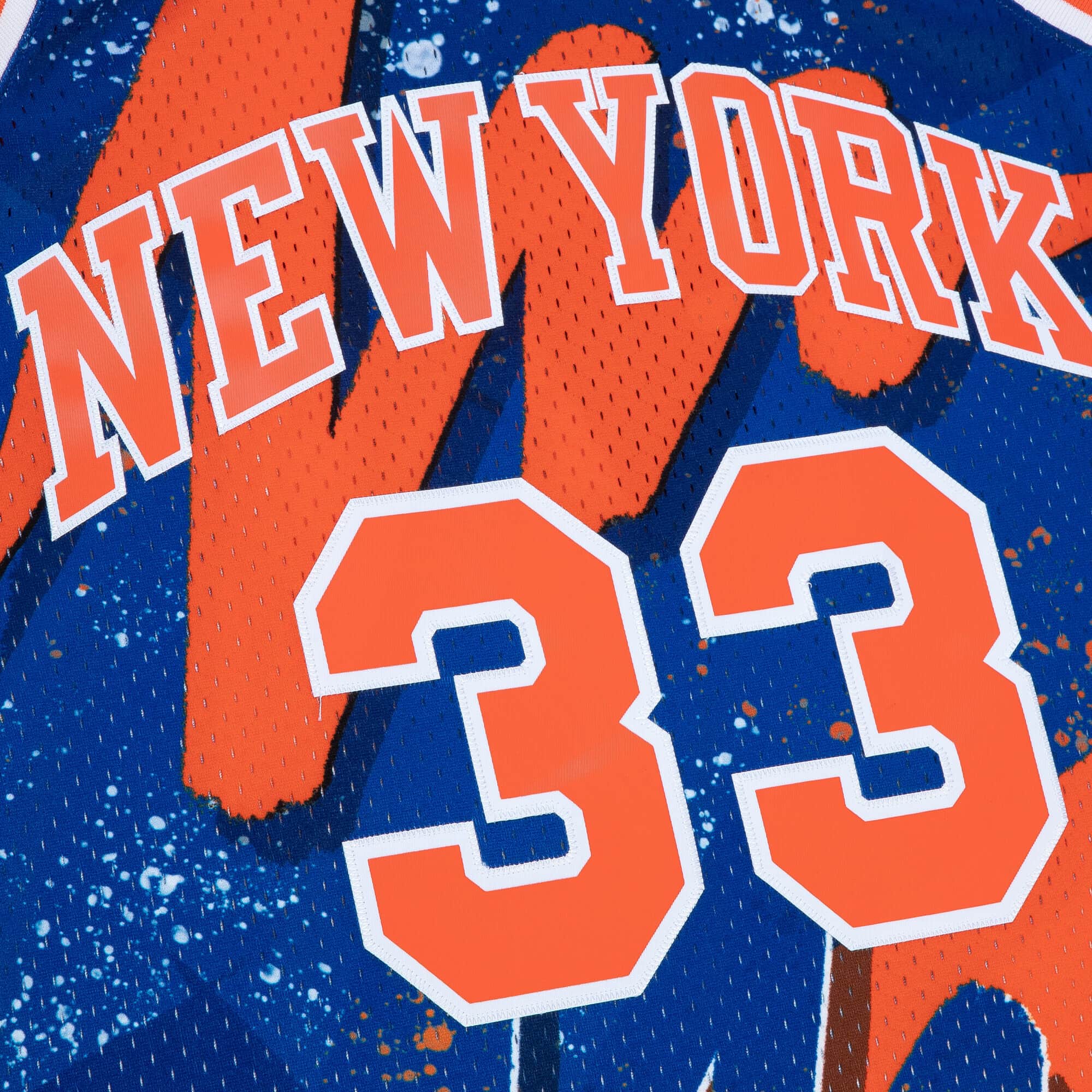 Mens Mitchell & Ness NBA HYPER HOOPS SWINGMAN JERSEY - KNICKS 1991 PATRICK EWING