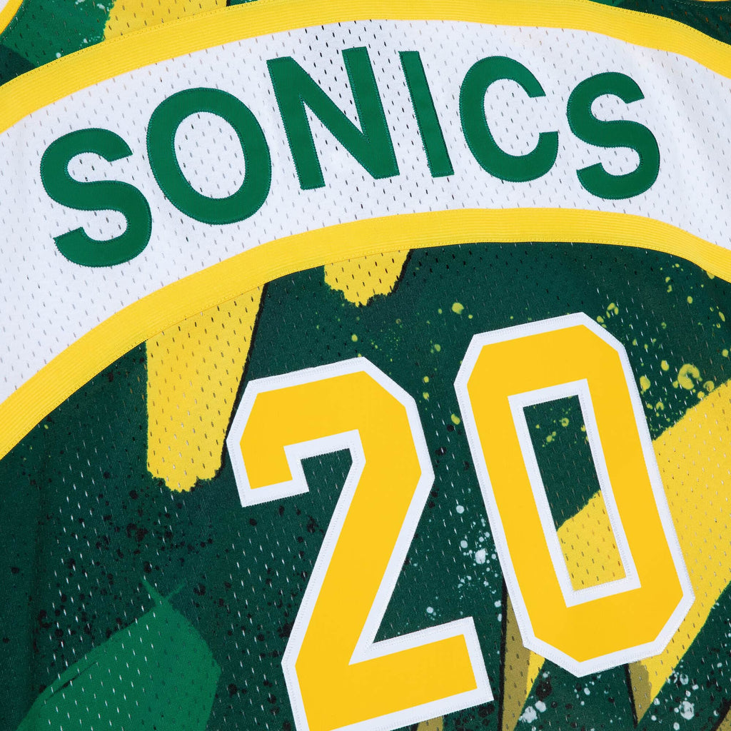 Mens Mitchell & Ness NBA HYPER HOOPS SWINGMAN JERSEY SUPERSONICS '94 GARY PAYTON