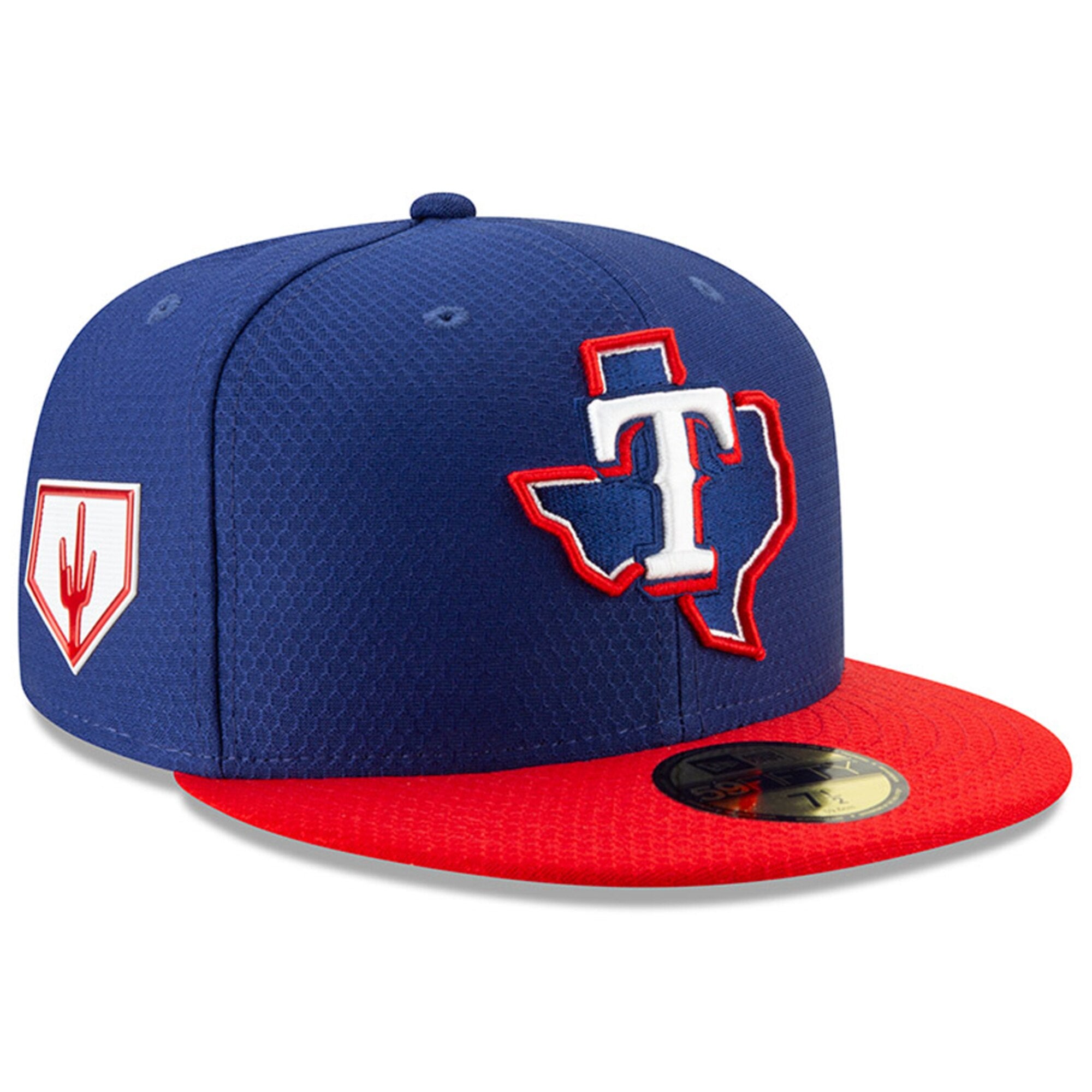 [11899969] Mens New Era MLB 2019 Spring Training 59Fifty Fitted Cap Texas Rangers