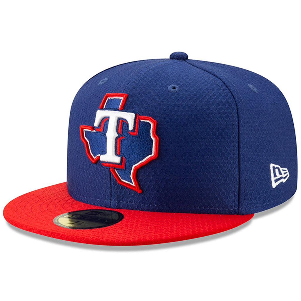 [11899969] Mens New Era MLB 2019 Spring Training 59Fifty Fitted Cap Texas Rangers