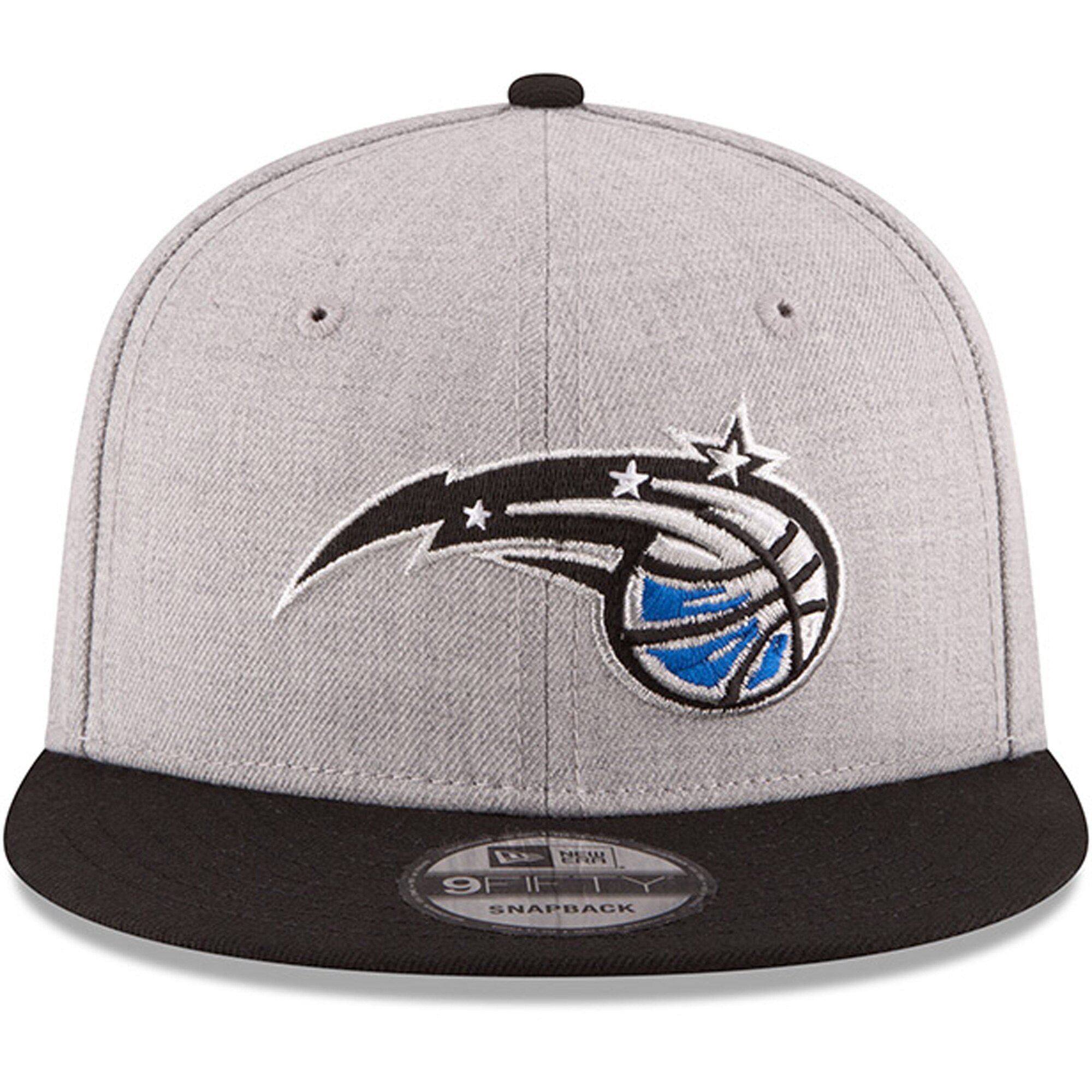 [70353738] Mens New Era NBA 950 2-Tone Heather Gray Snapback Cap Orlando Magic