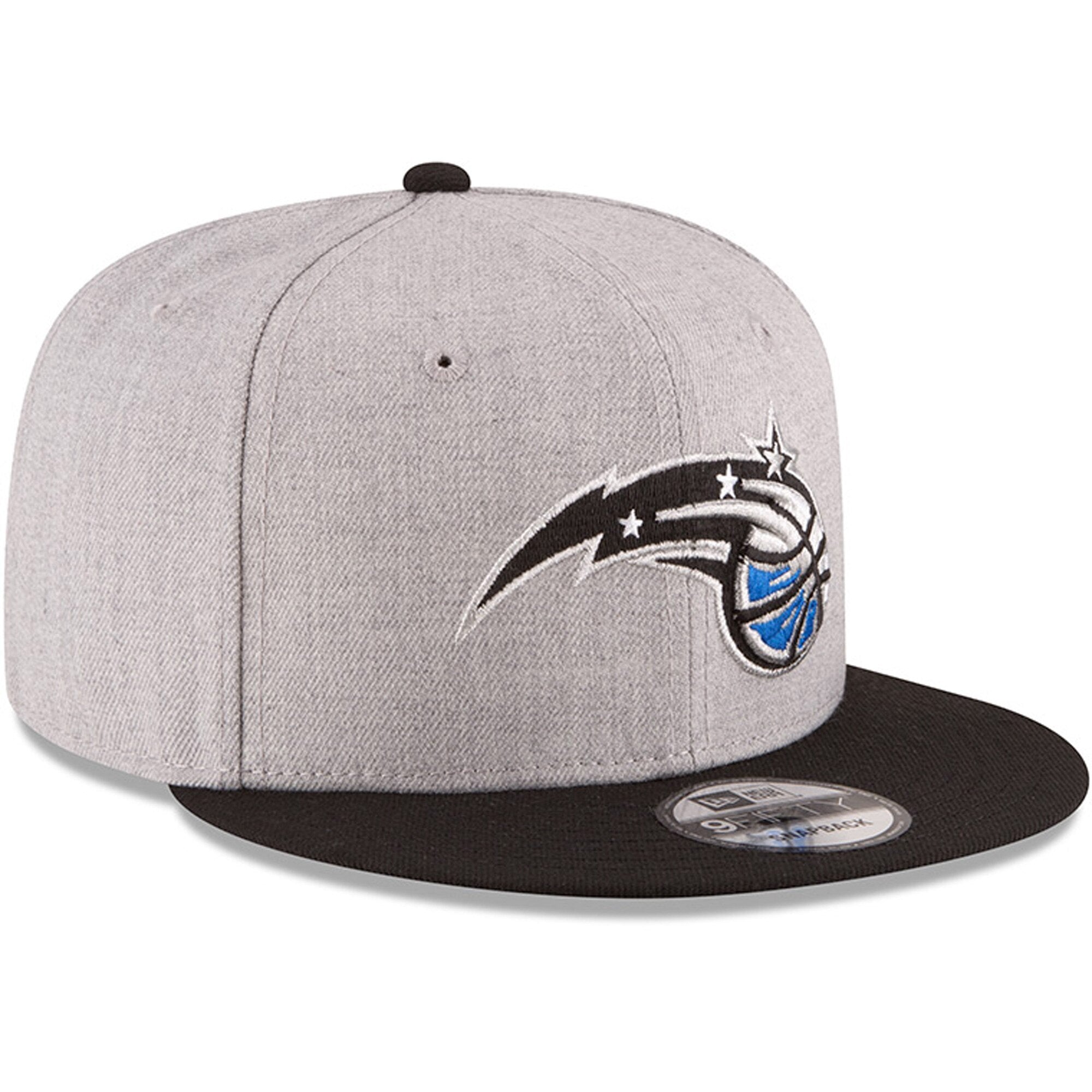 [70353738] Mens New Era NBA 950 2-Tone Heather Gray Snapback Cap Orlando Magic