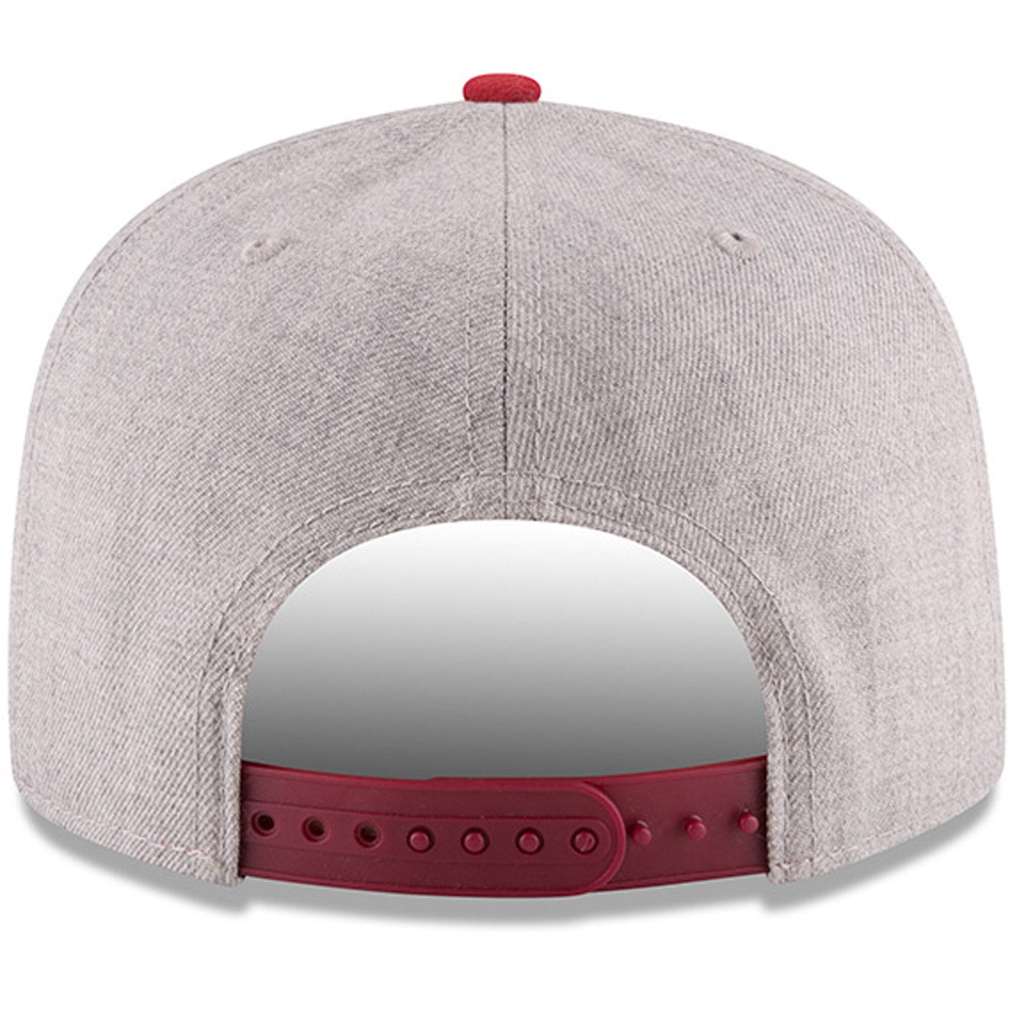 [70353730] Mens New Era NBA 950 2-Tone Heather Gray Snapback Cap Miami Heat