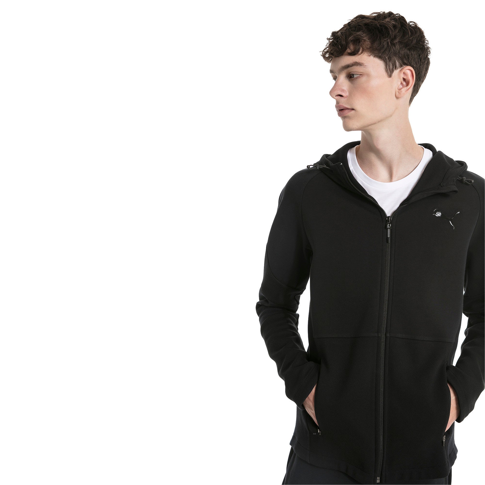 [854151-01] Mens Puma Evostripe Move Hooded Jacket