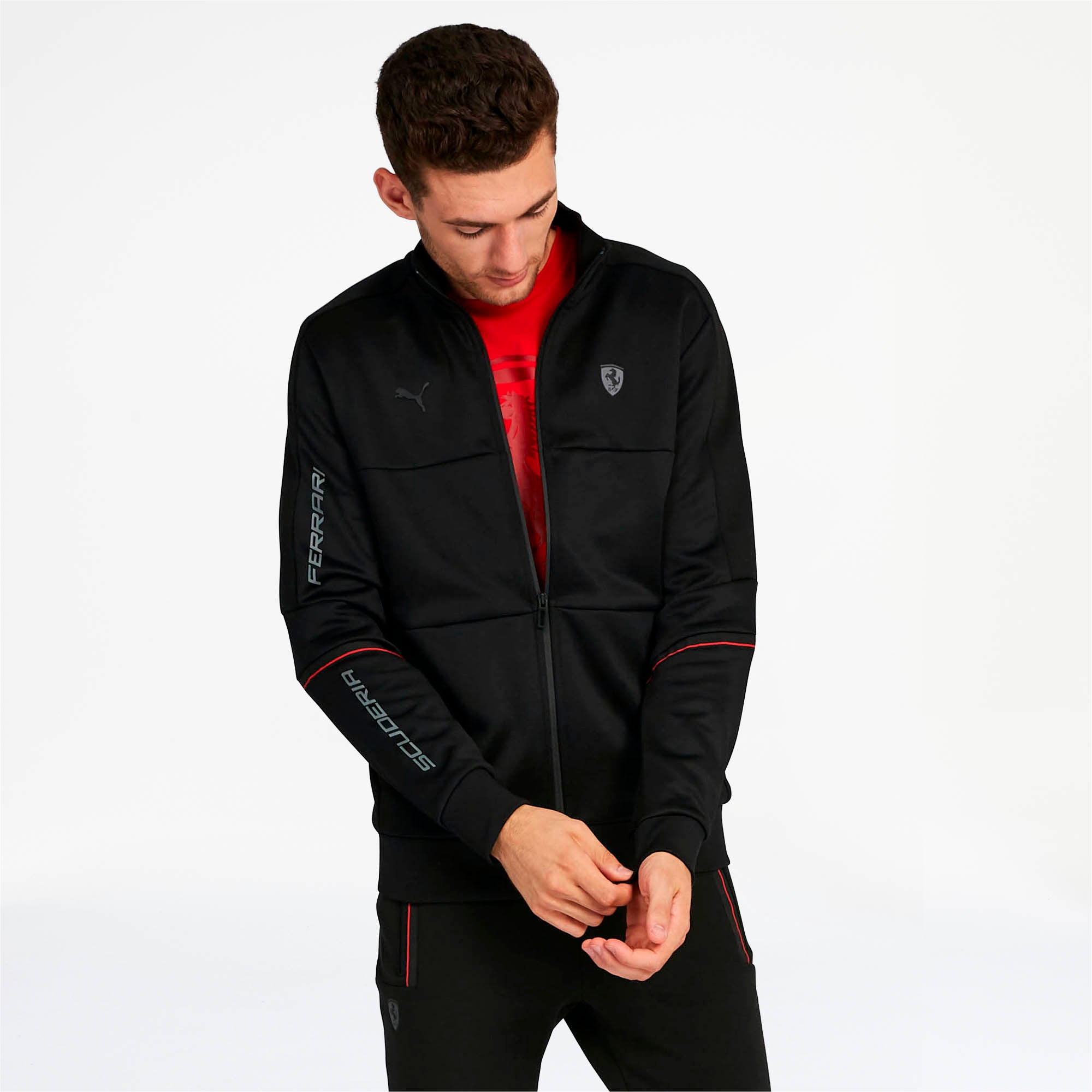 [595409-01] Mens Puma Ferrari T7 Track Jacket