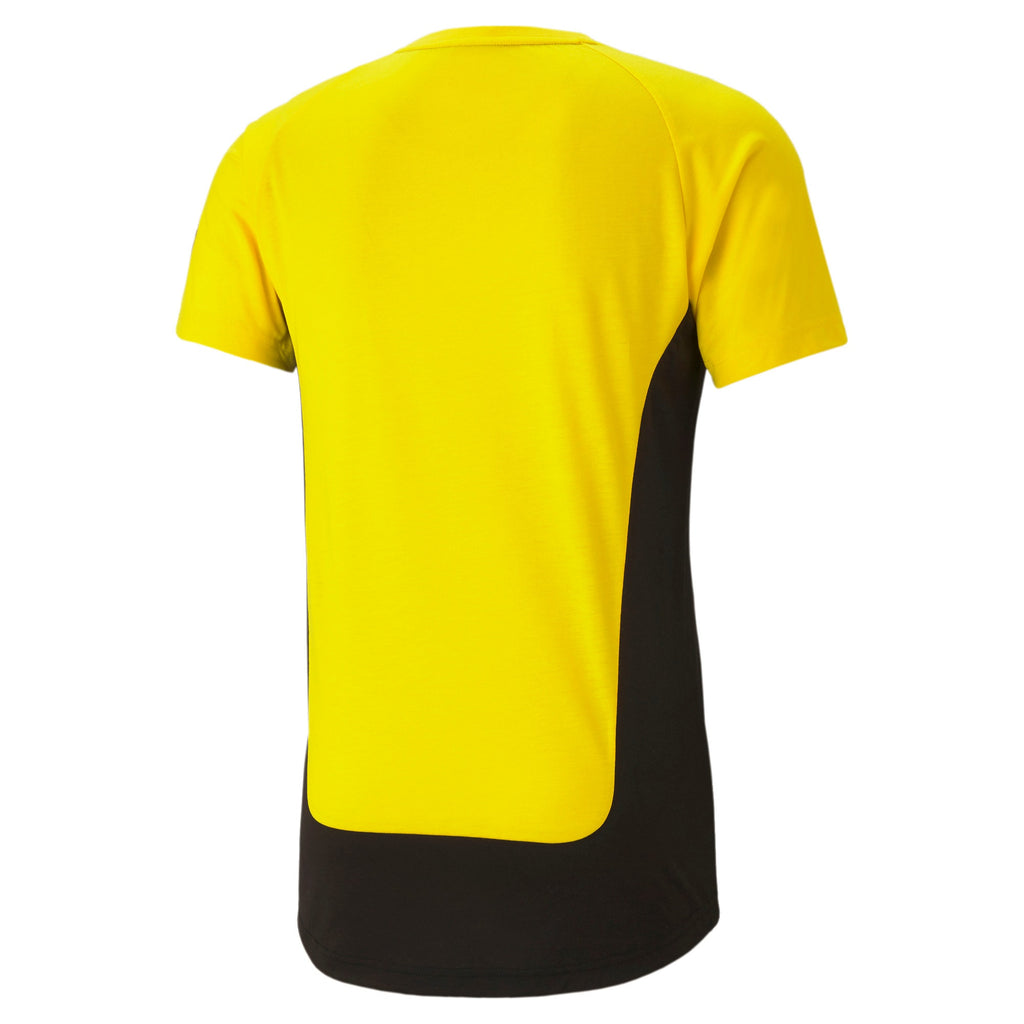 [758573-01] Mens Puma BVB BORUSSIA DORTMUND EVOSTRIPE TEE