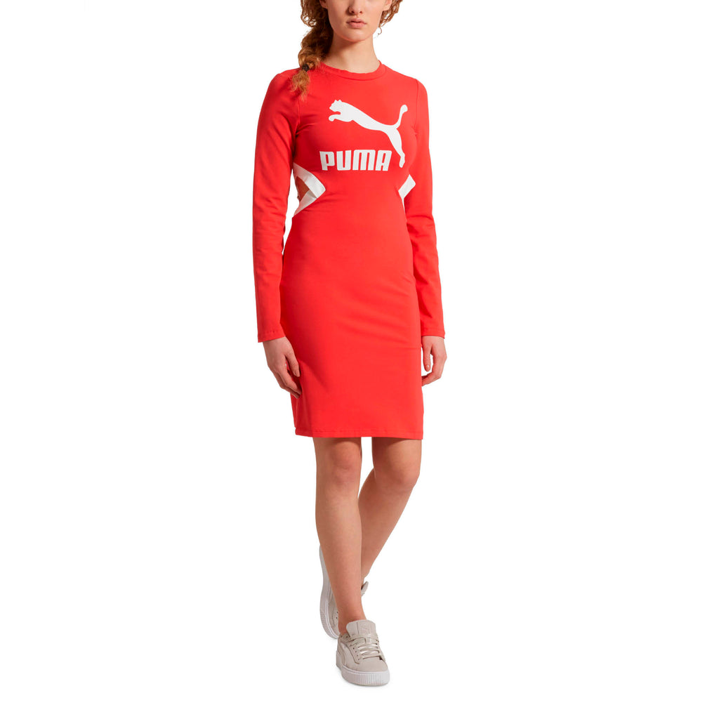 [578057-13] Womens Puma Classics Logo Tight Dress