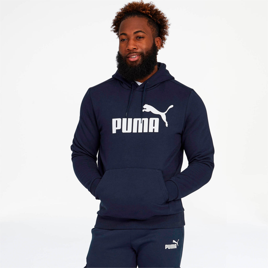 [851743-06] Mens Puma Essentials Hoody Fleece Big Logo