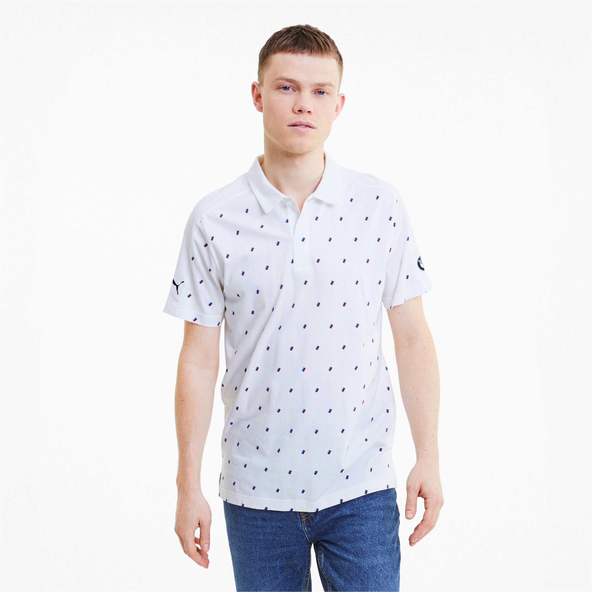 [598004-02] Mens Puma BMW MOTORSPORT AOP POLO
