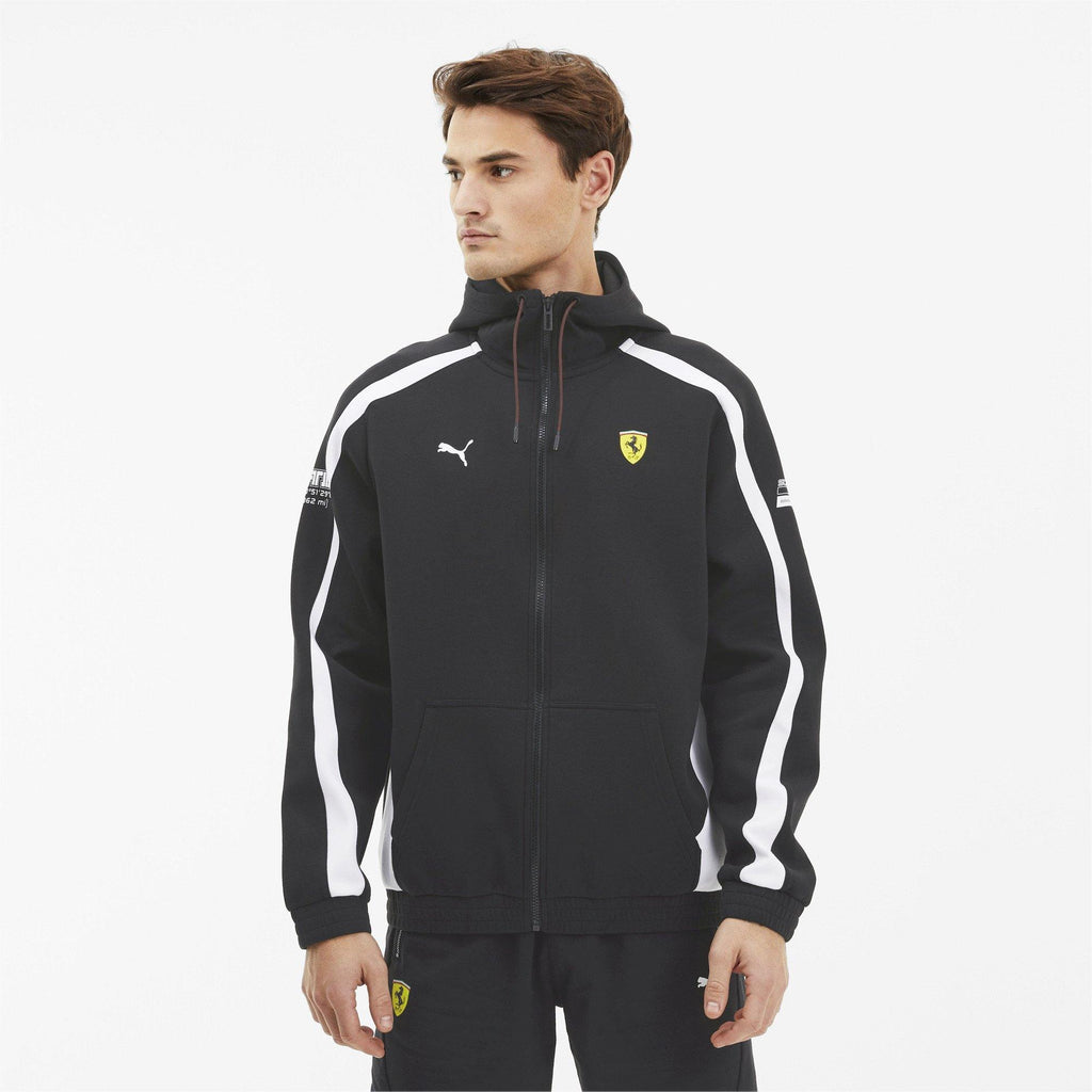 [596145-02] Mens Puma SF Ferrari Hooded Sweat Jacket - sneakAR
