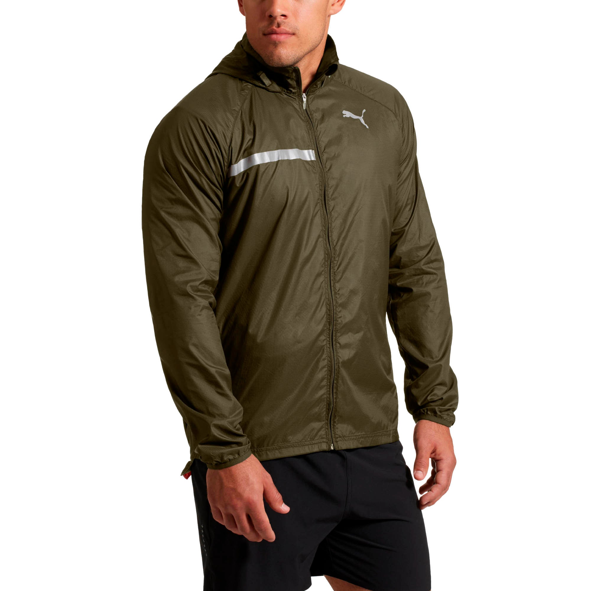 [517007-04] Mens Puma Lightweight Hooded Jacket