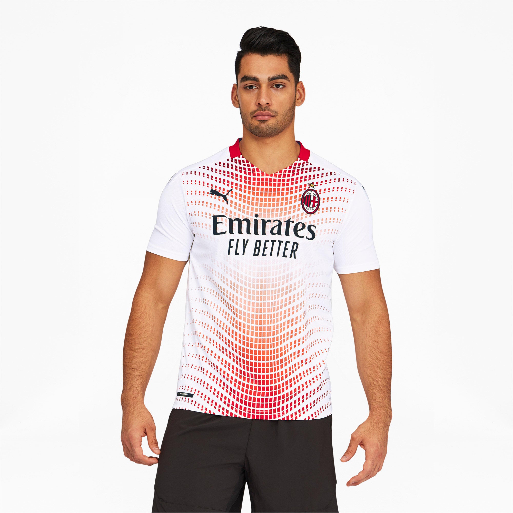 [757278-02] Mens Puma AC MILAN AWAY SHIRT REPLICA