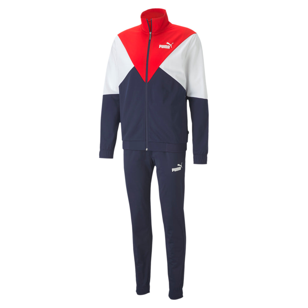 [583599-06] Mens Puma Colorblock Retro Track Suit
