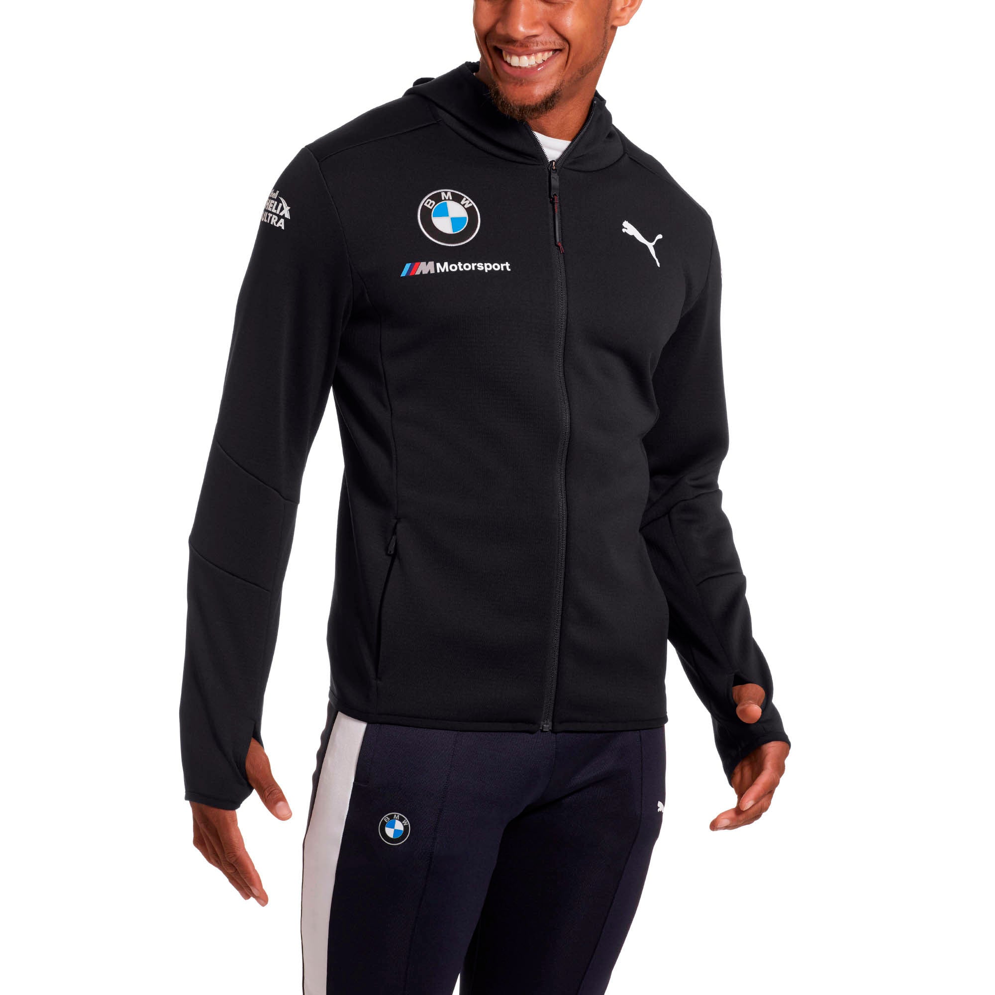 [762375-01] Mens Puma BMW Motorsport Team Midlayer Jacket