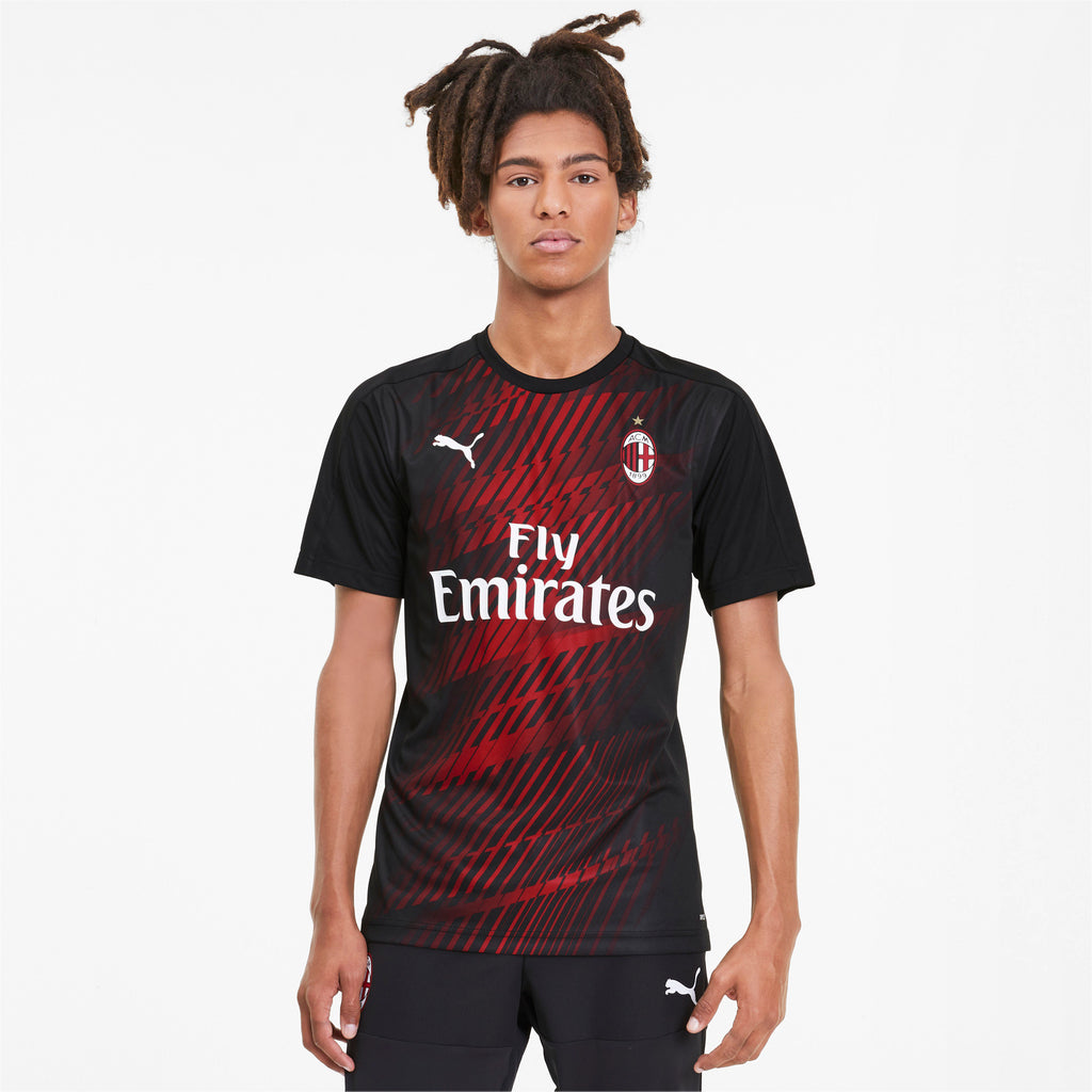 [756731-03] Mens Puma AC Milan Stadium Jersey W. Sponsor