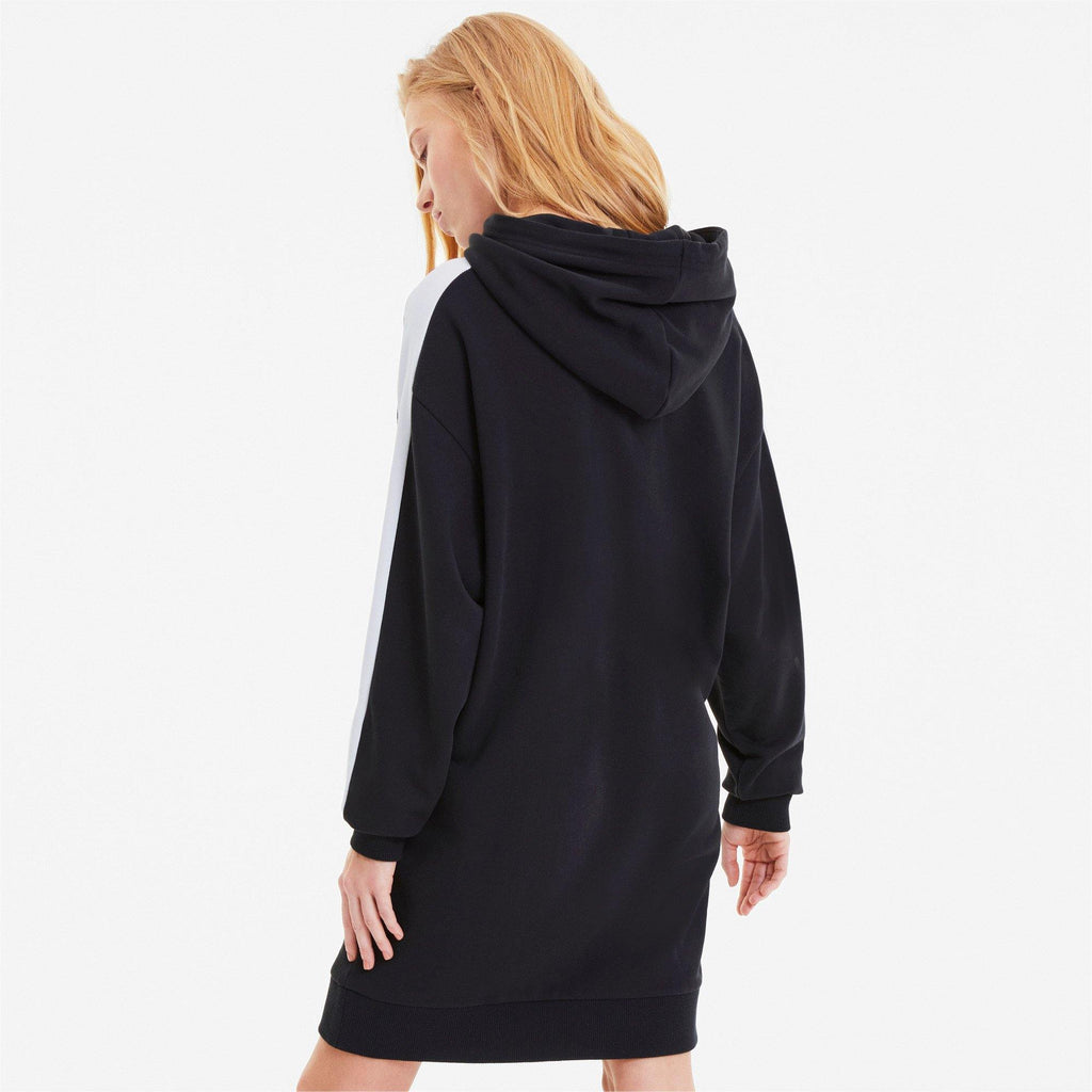[597051-01] Womens Puma Classics T7 Hooded Dress - sneakAR