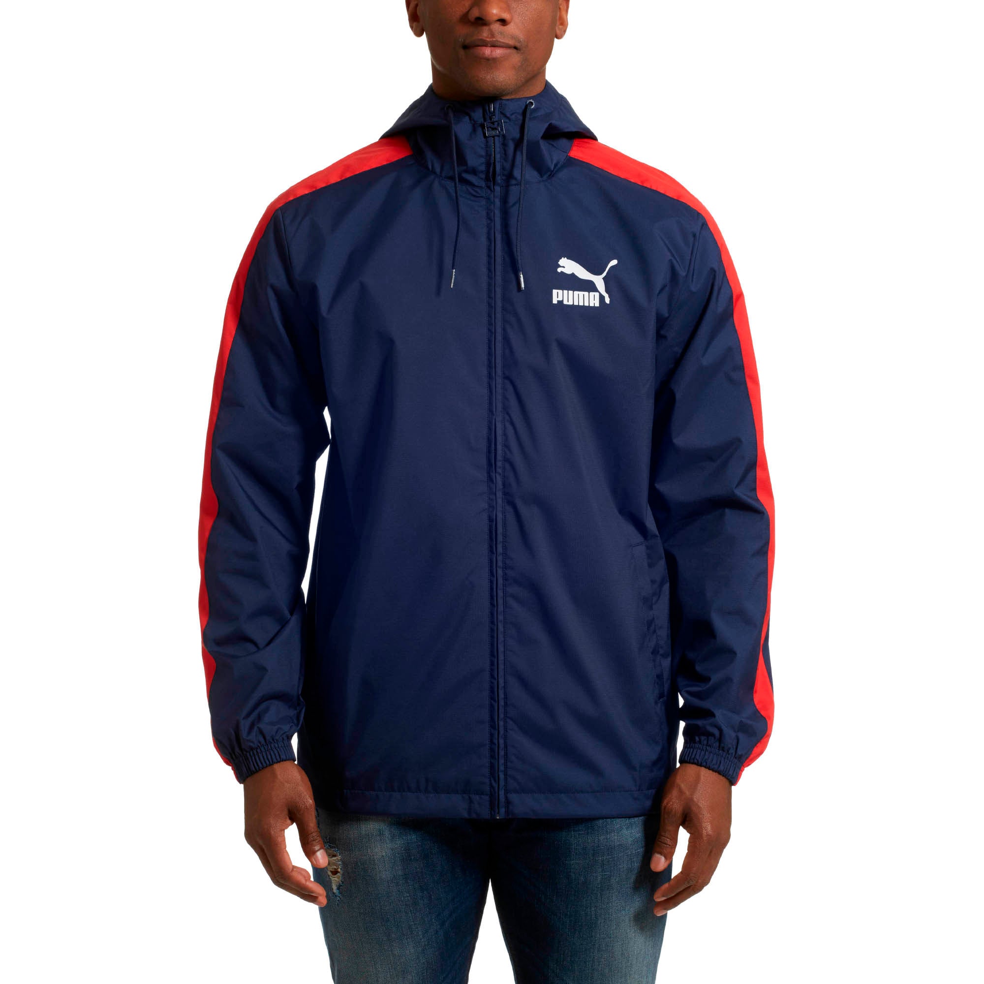 [576349-06] Mens Puma Classics Logo Windbreaker
