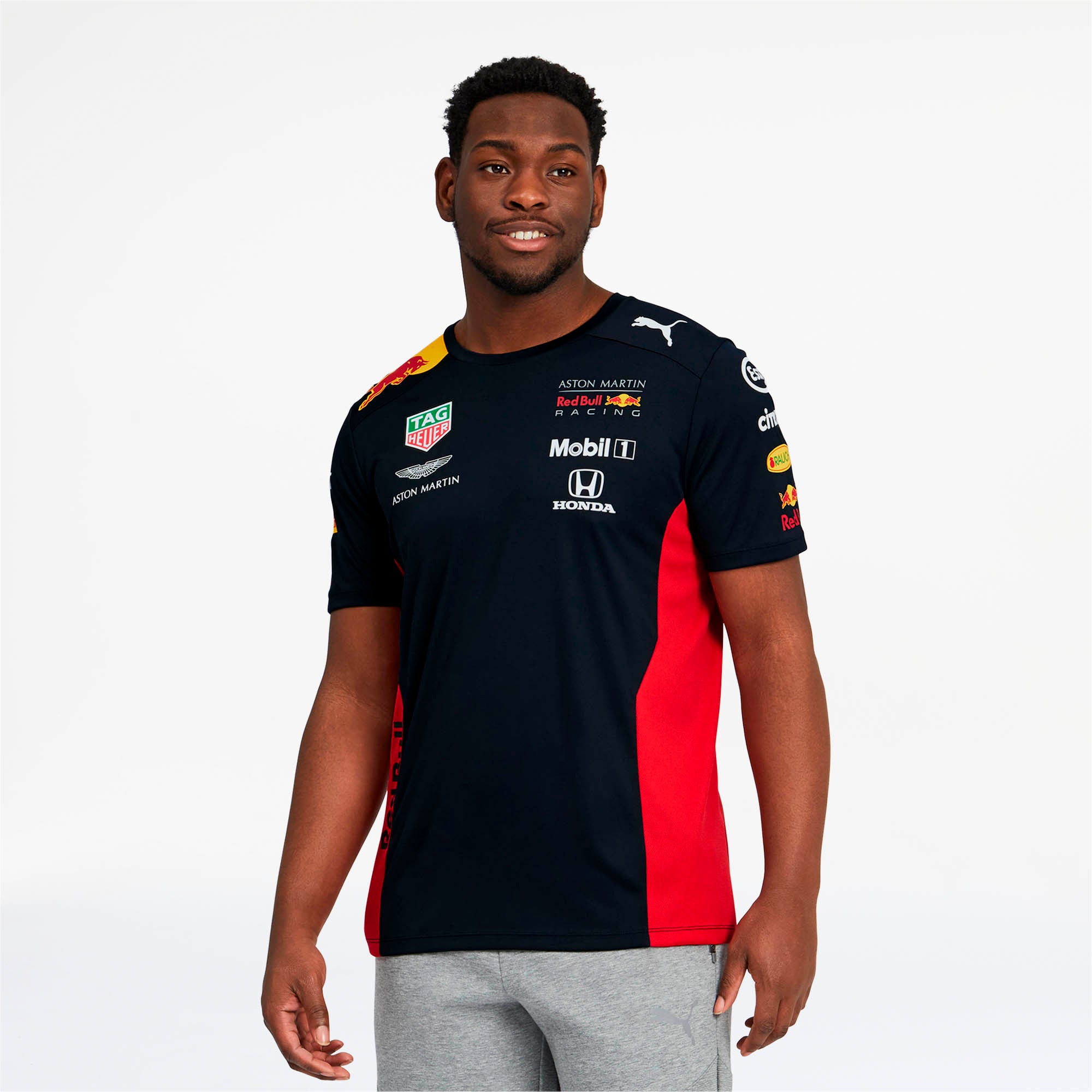 [762881-01] Mens Puma AMRBR Red Bull Racing Team Tee
