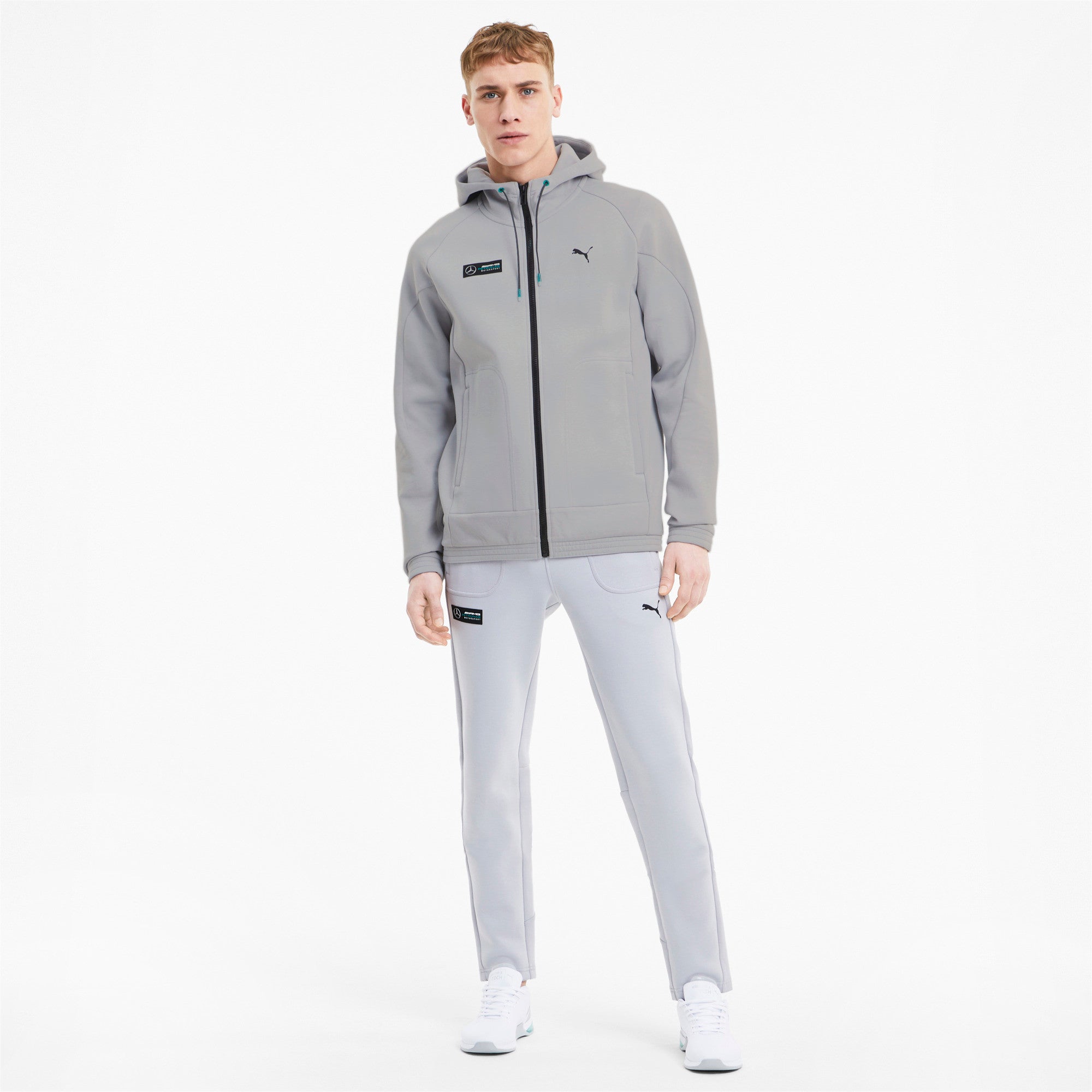 [598033-02] Mens Puma MAPM Mercedes Sweat Jacket