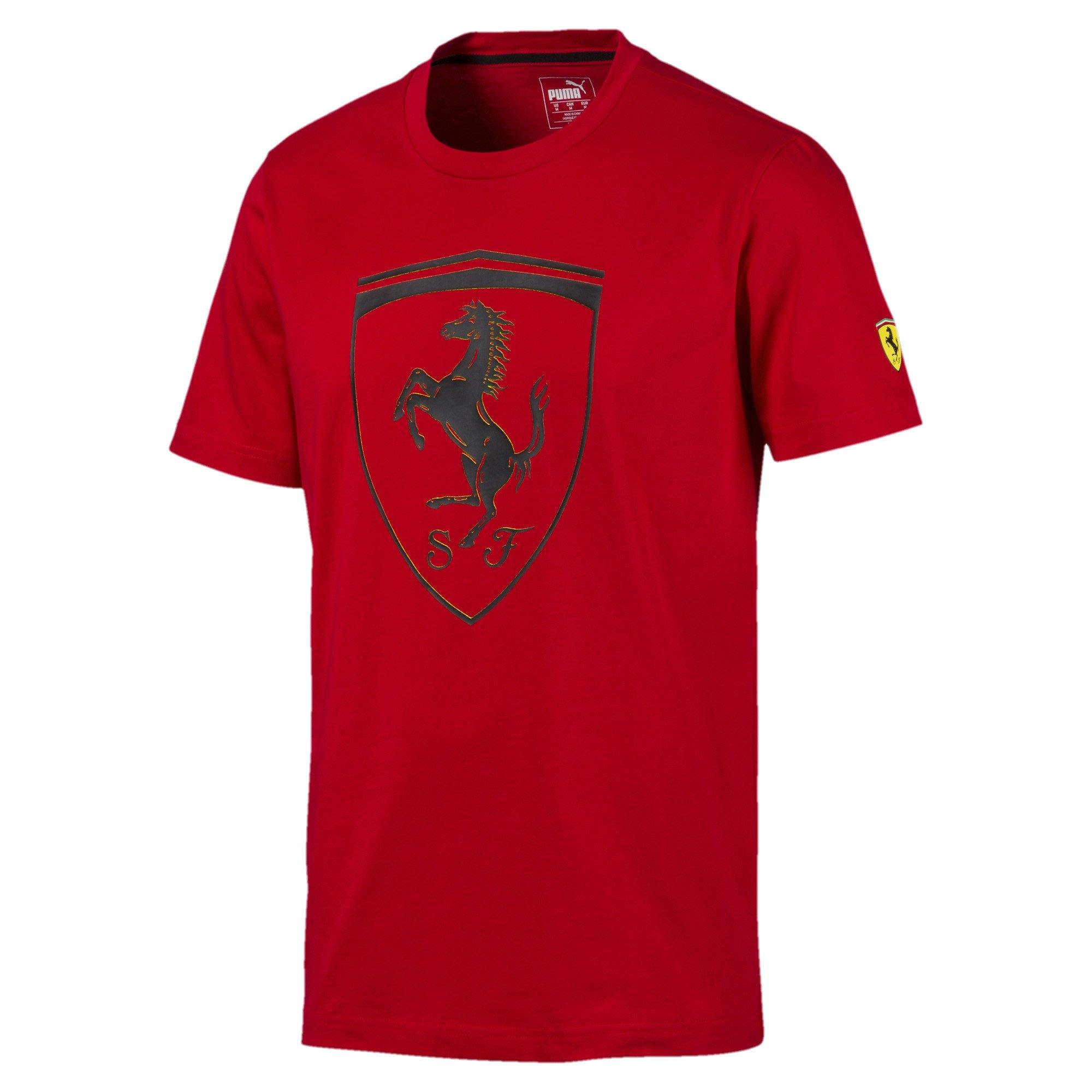 [595554-01] Mens Puma SF Ferrari Big Shield Tee - sneakAR