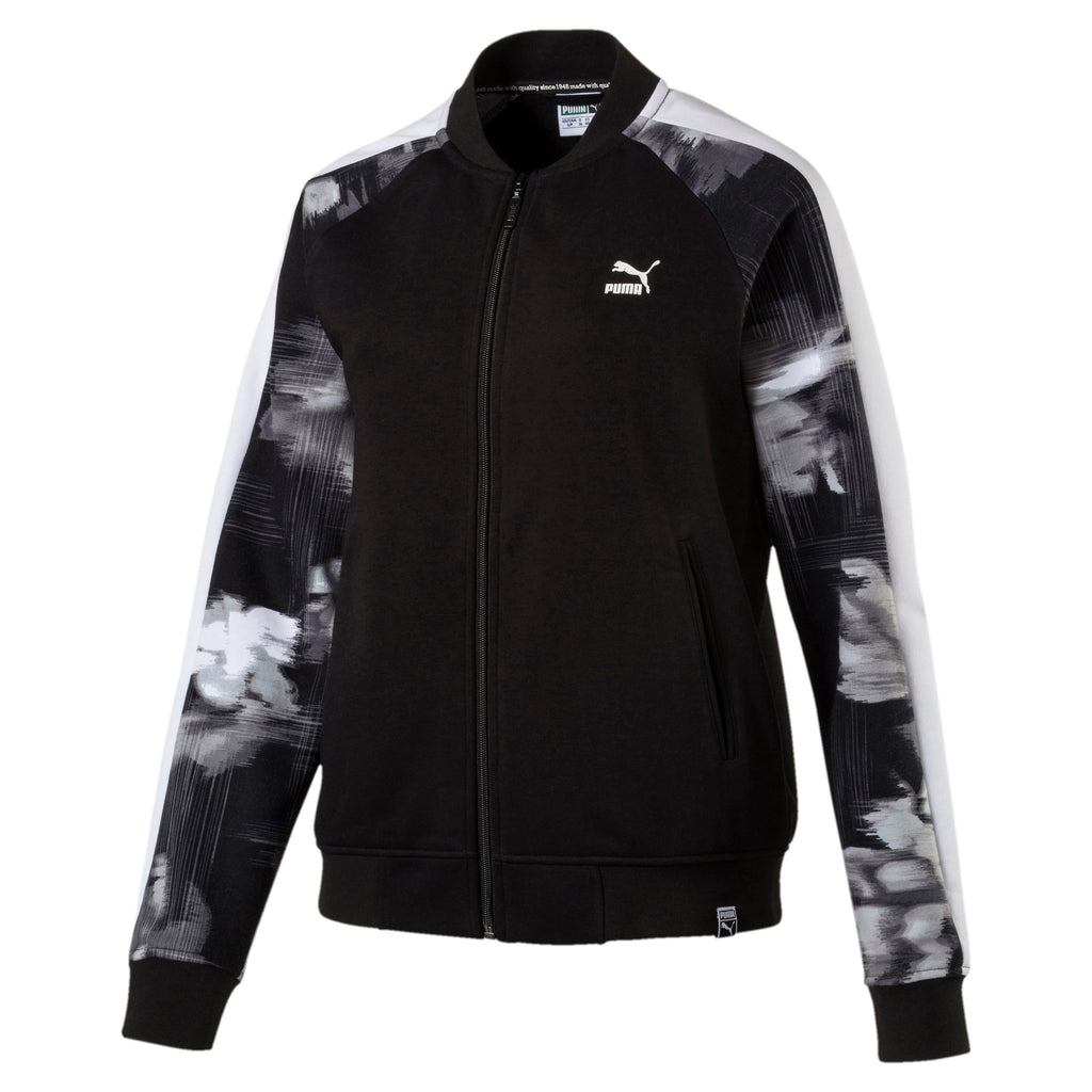 [575072-01] Womens Puma Classics Logo T7 Track Jacket Aop